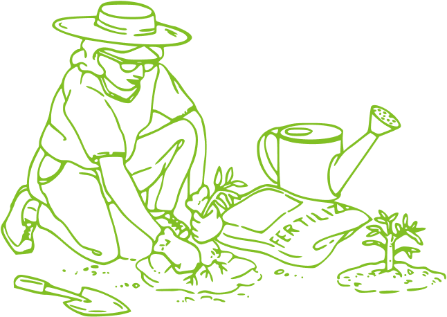 CTA illustration gardener